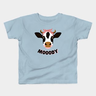 Moody cow Kids T-Shirt